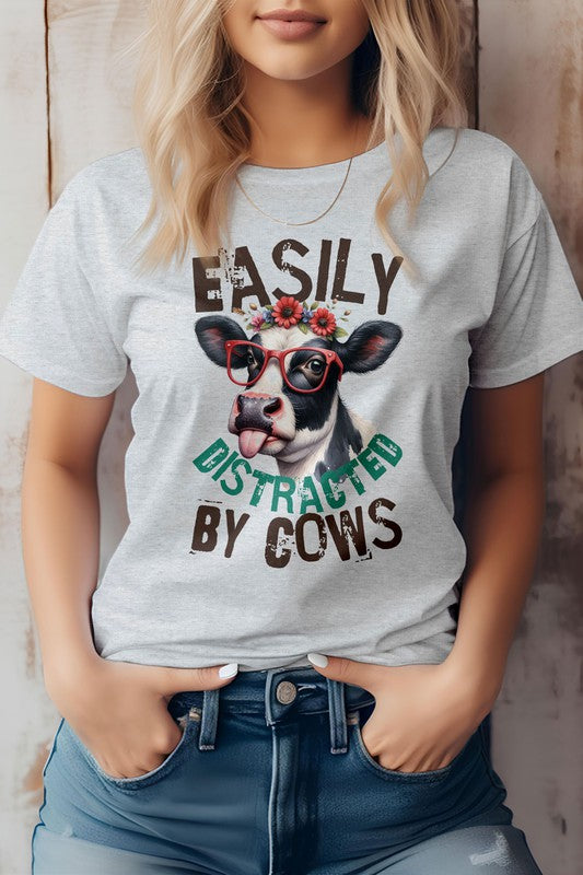 Easily Distracted by Cows Tee